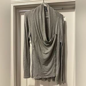 Market and spruce zip cardigan grey, size large.